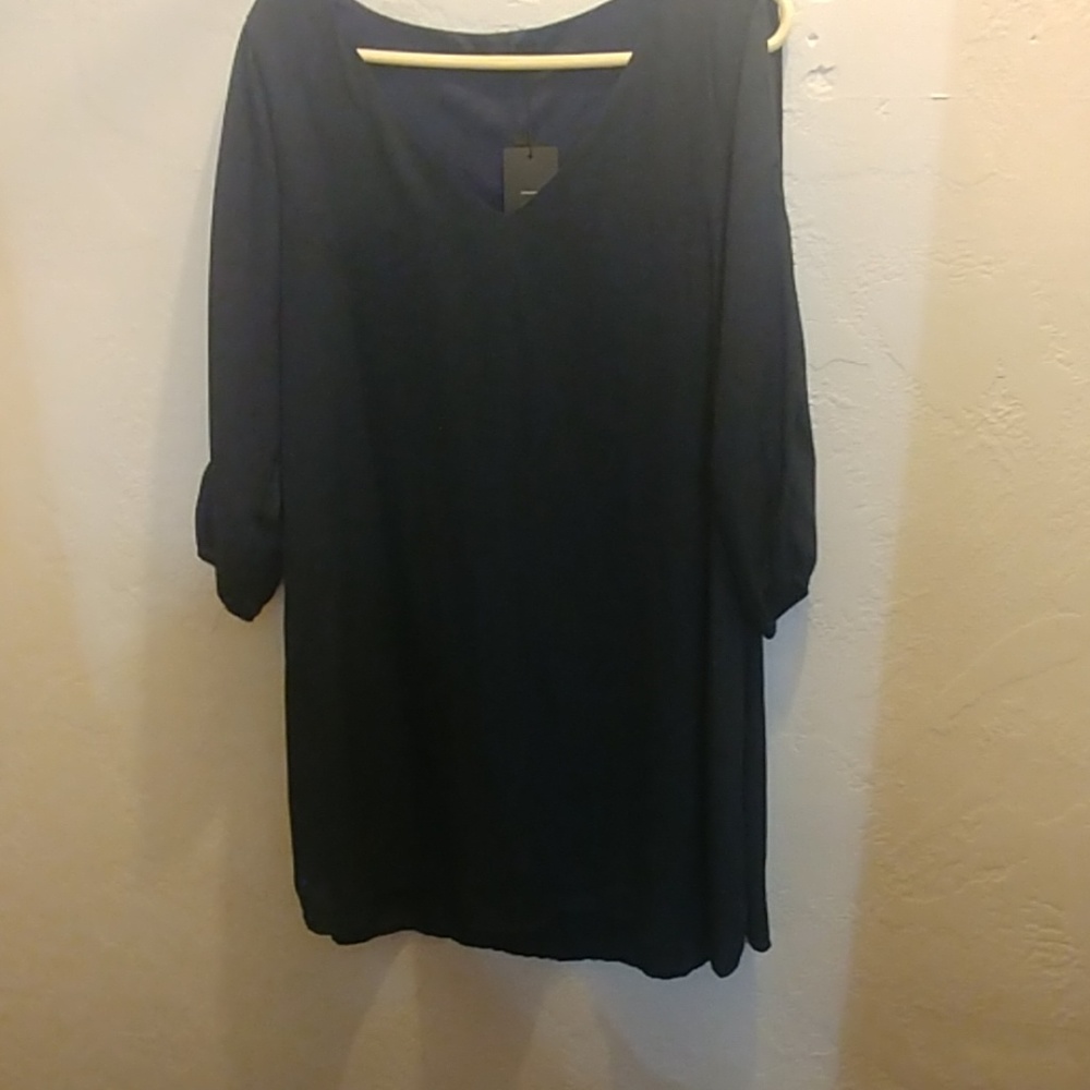 Long Sleeve Cold Shoulder Dress